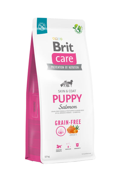 BRIT CARE Grain-free Skin&Coat PUPPY, losos i krumpir, bez žitarica