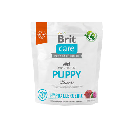 BRIT CARE Hypoallergenic Monoprotein PUPPY, janjetina i riža