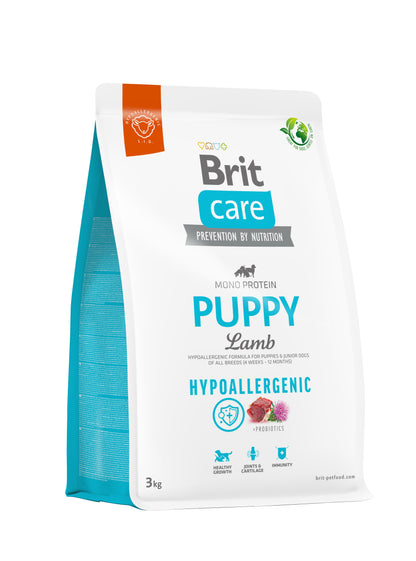 BRIT CARE Hypoallergenic Monoprotein PUPPY, janjetina i riža