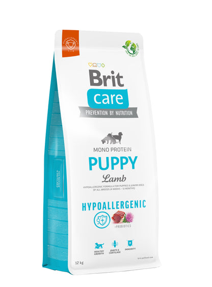 BRIT CARE Hypoallergenic Monoprotein PUPPY, janjetina i riža