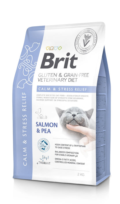 BRIT GF Veterinary Diets Cat Calm & Stress Relief, suzbijanje stresa i smirenje