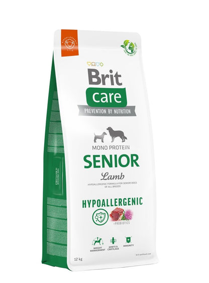 BRIT CARE Hypoallergenic Monoprotein SENIOR, janjetina i riža