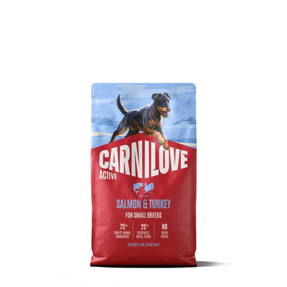 CARNILOVE Active, Losos i puretina, za male pasmine