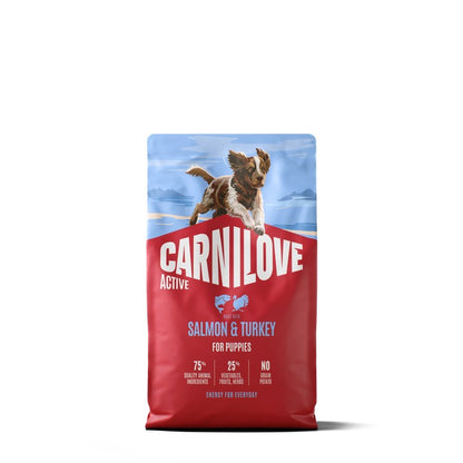 CARNILOVE Active, PUPPY, losos i puretina