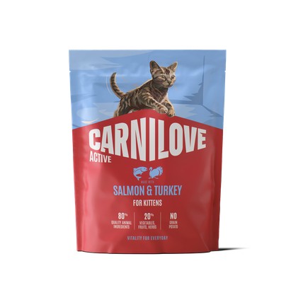 CARNILOVE Active Losos i puretina, za mačiće