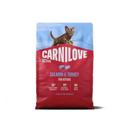 CARNILOVE Active Losos i puretina, za mačiće
