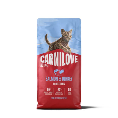 CARNILOVE Active Losos i puretina, za mačiće