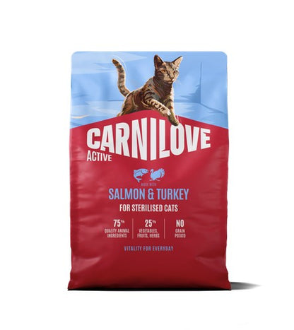CARNILOVE Active Losos i puretina, za sterilizirane mačke