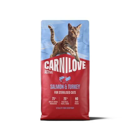 CARNILOVE Active Losos i puretina, za sterilizirane mačke