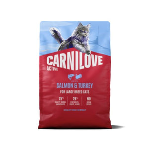 CARNILOVE Active Losos i puretina, za velike pasmine mačaka