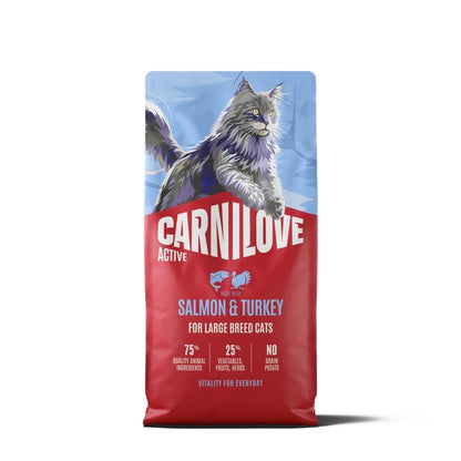 CARNILOVE Active Losos i puretina, za velike pasmine mačaka