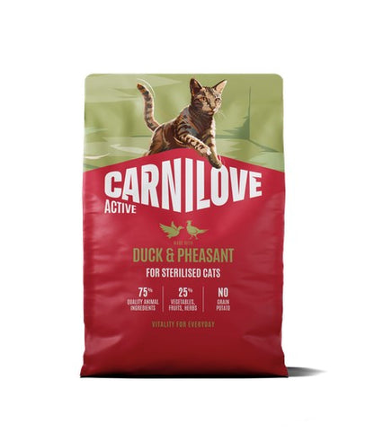 CARNILOVE Active Pačetina i fazan, za sterilizirane mačke