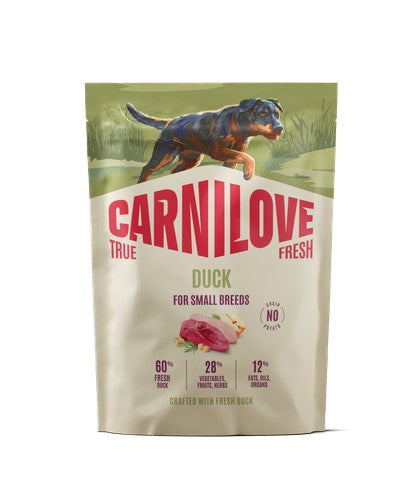CARNILOVE True Fresh, pačetina, za male pasmine