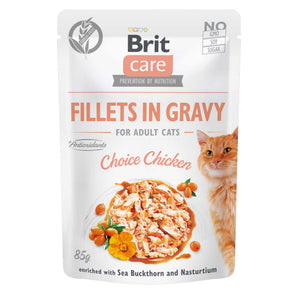 BRIT CARE Fileti piletine u umaku, za mačke, 85g