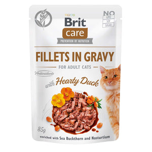 BRIT CARE Fileti pačetine u umaku, za mačke, 85g