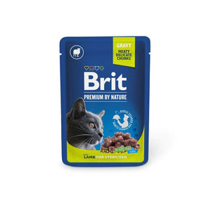 BRIT PREMIUM Komadići u umaku Sterilised, s janjetinom, 100g