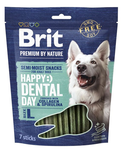 BRIT PREMIUM by Nature Happy Snack Dental, s kolagenom i spirulinom