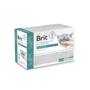 BRIT GF VD Cat Sterilised, za sterilizirane mačke, fileti u umaku, 12x85g