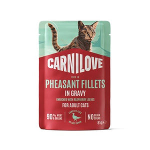 CARNILOVE Fazan s malinom u umaku, 85g