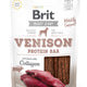 BRIT Meaty Jerky, proteinska pločica, divljač, obogaćeno kolagenom, 80 g