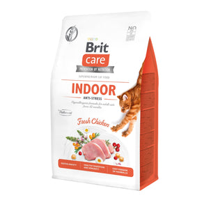 BRIT CARE Cat Indoor Anti-stress, bez žitarica
