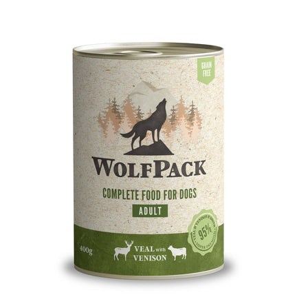 WOLFPACK Teletina i srnetina, bez žitarica
