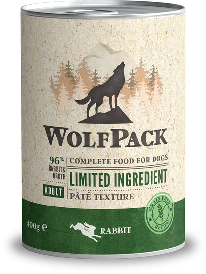 WOLFPACK, Limited Ingredient, kunićevina, pašteta, bez žitarica