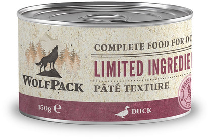WOLFPACK, Limited Ingredient, pačetina, pašteta, bez žitarica