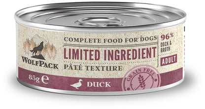 WOLFPACK, Limited Ingredient, pačetina, pašteta, bez žitarica