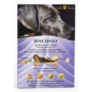 ROCKY BISCOSSO biskviti za pse s okusom vanilije, 300g