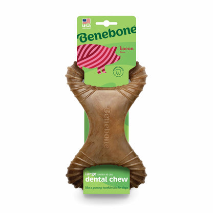 BENEBONE Igracka za pse Dental Chew, aroma slanine