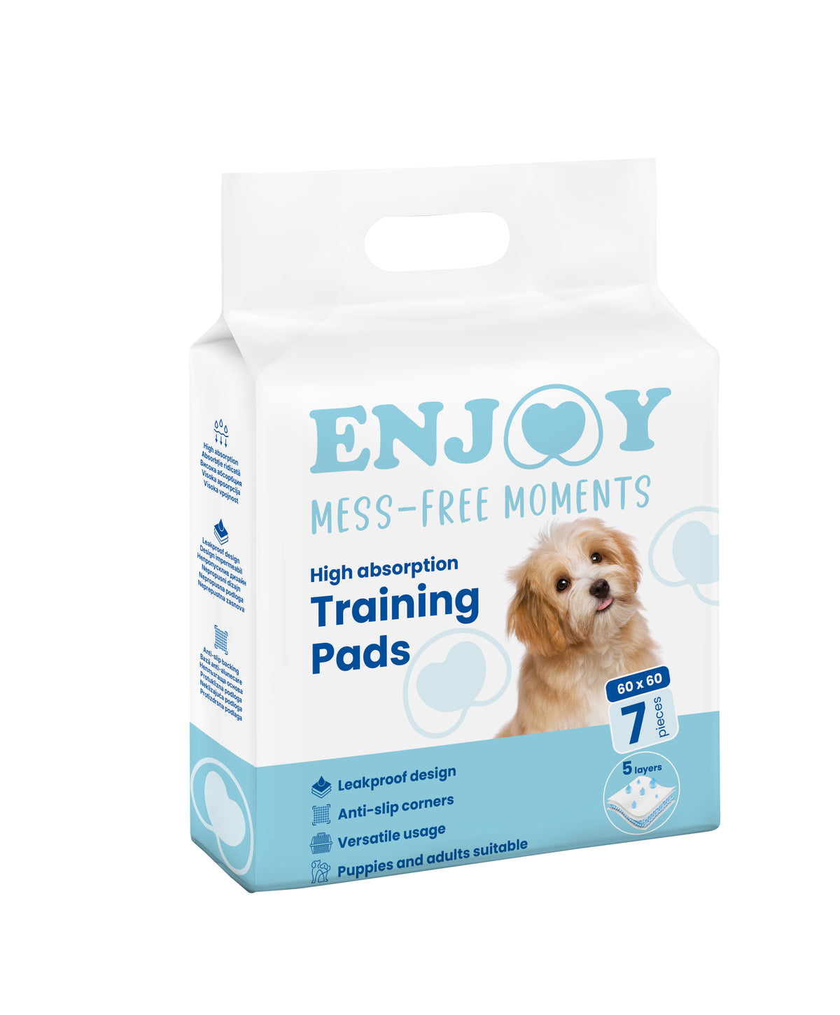 ENJOY Puppy Pads, upijajuce higijenske prostirke, 7kom