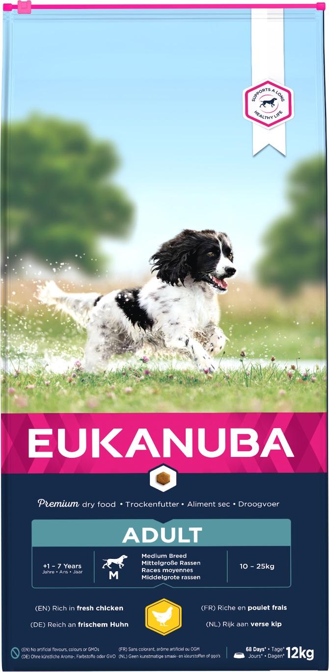EUKANUBA Adult Medium Breed 12kg