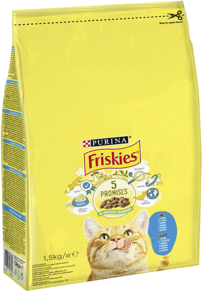 FRISKIES ukusna kombinacija s lososom i povrcem