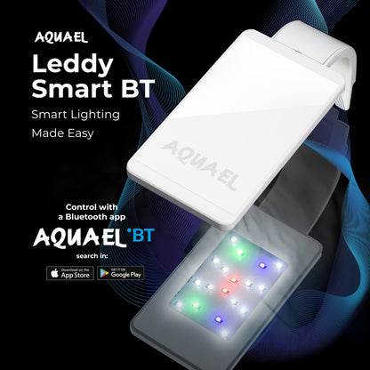 AQUAEL 4,8W LEDDY SMART BT BLACK, za akv. širine 10-50cm, crna