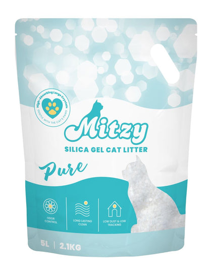 MITZY Silikatni pijesak za macke Pure, upijajuci, bez mirisa