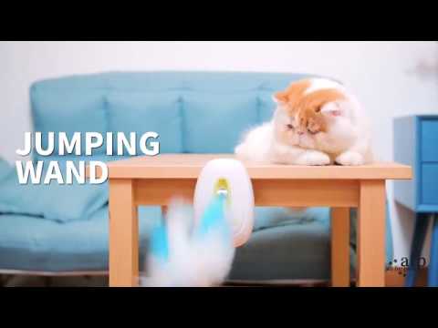 Video koji opisuje proizvod ALL FOR PAWS Interactives Jumping Wand Mahalica osjetljiva na pokret
