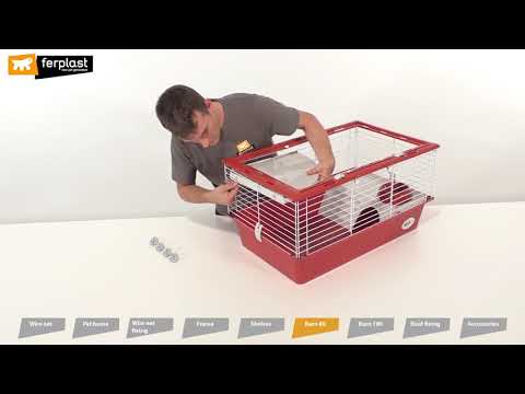 Video koji opisuje proizvod FERPLAST Kavez za glodavce i kuniće Barn 80, 78x48x65cm