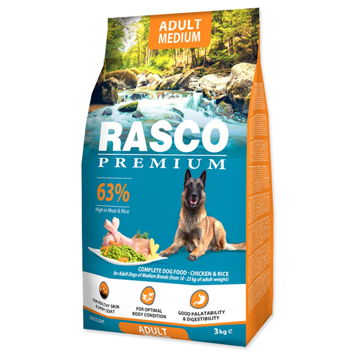 RASCO Premium Medium, piletina s rizom 