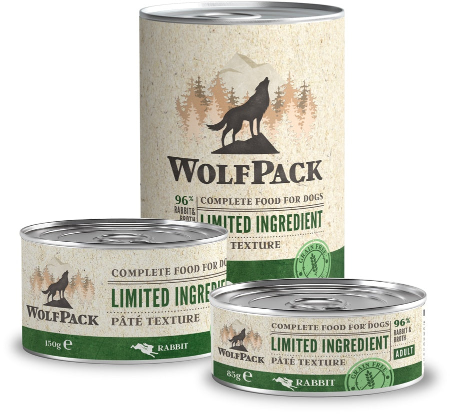 WOLFPACK, Limited Ingredient, kunicevina, pasteta, bez zitarica