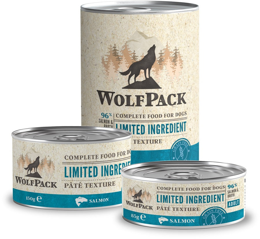 WOLFPACK, Limited Ingredient, losos, pasteta, bez zitarica